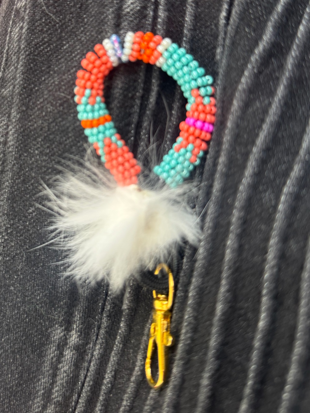 🪡Handmade Beaded Keychain ☀️ ☁️